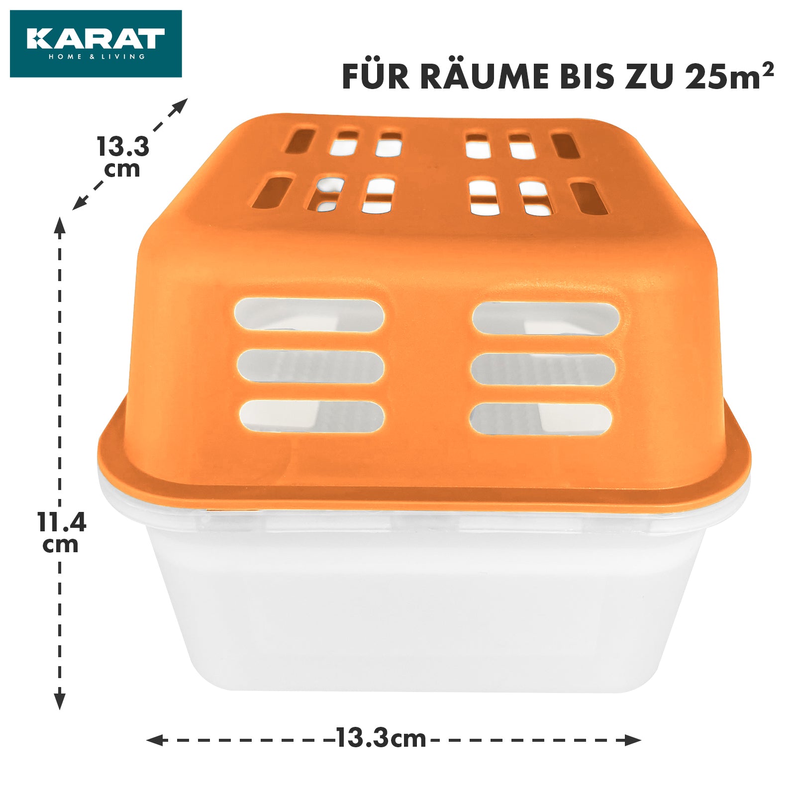 4er-SET Luftentfeuchter | Raumentfeuchter in 6 Farben und 2 Designs | Nachfüllbar & wiederverwendbar