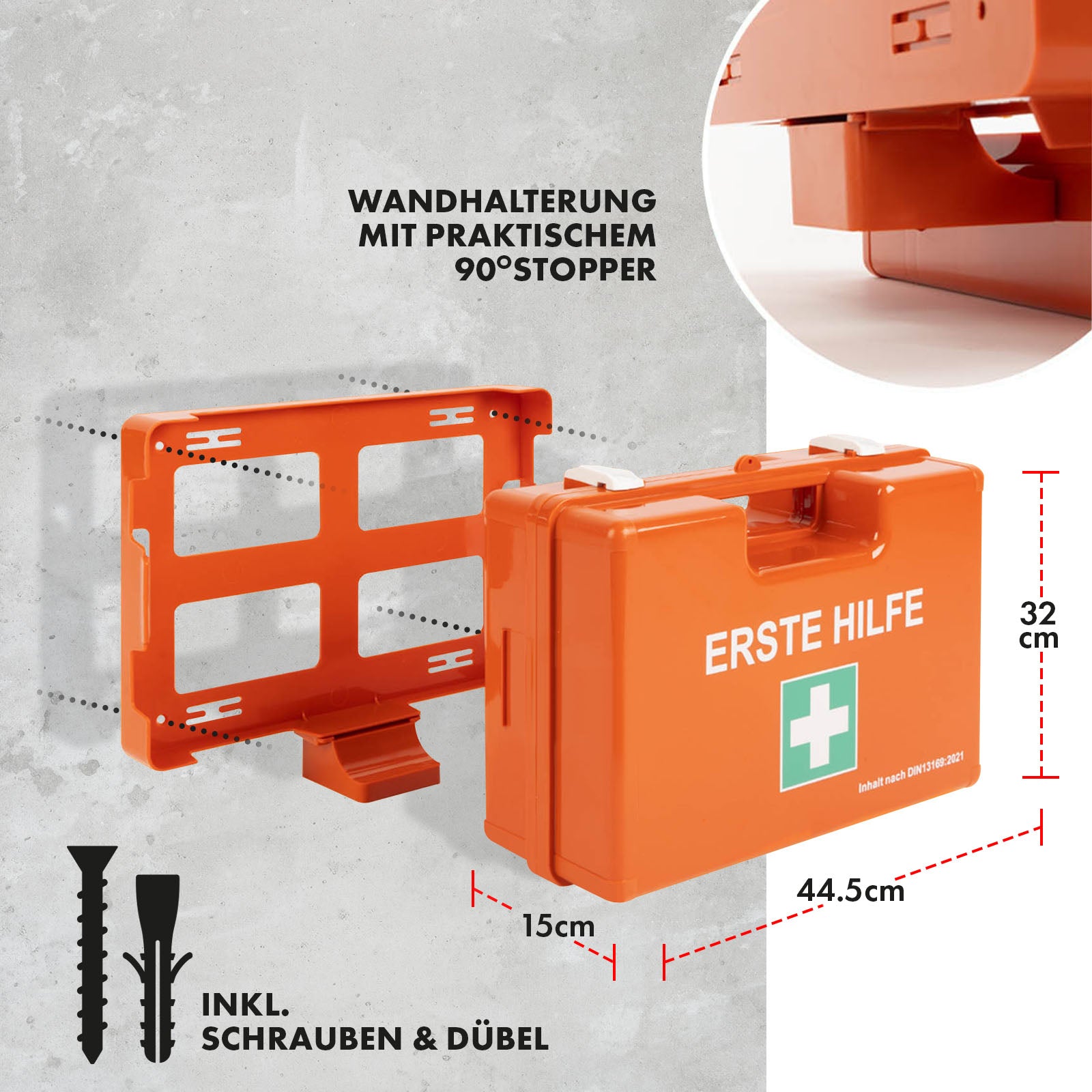 Erste-Hilfe-Koffer | Groß | DIN 13169 | Für große Betriebe