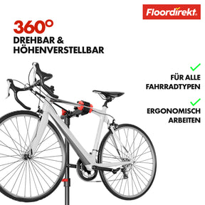 Fahrrad Montageständer | Lois | Höhenverstellbar und individuell anpassbar | Tragkraft bis 30 kg