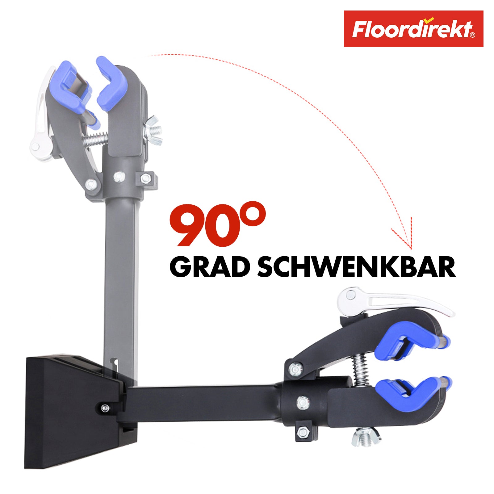 Fahrrad Wandhalterung | Levin | Kompatibel mit den meisten Fahrradrahmen | Tragkraft bis 20 kg