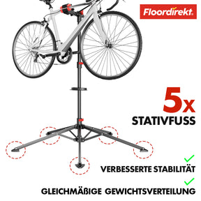 Fahrrad Montageständer | Lois | Höhenverstellbar und individuell anpassbar | Tragkraft bis 30 kg