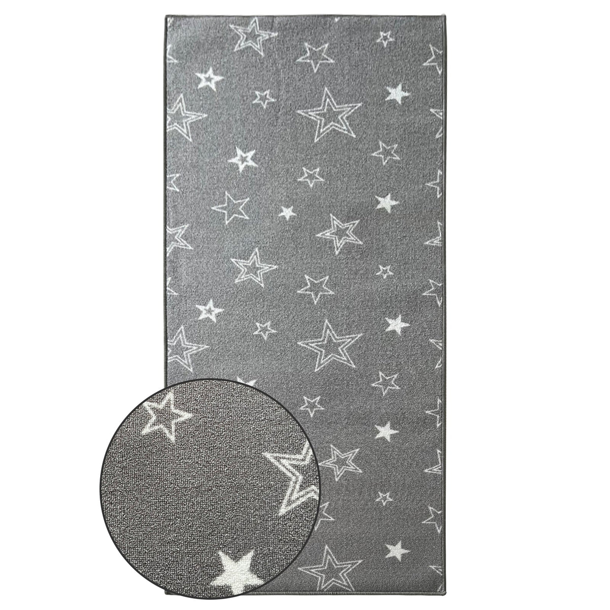 ✂ Teppichläufer Dots&Stars | Kinderteppich für Jungen und Mädchen | Robust und Pflegeleicht |  In zwei Designs