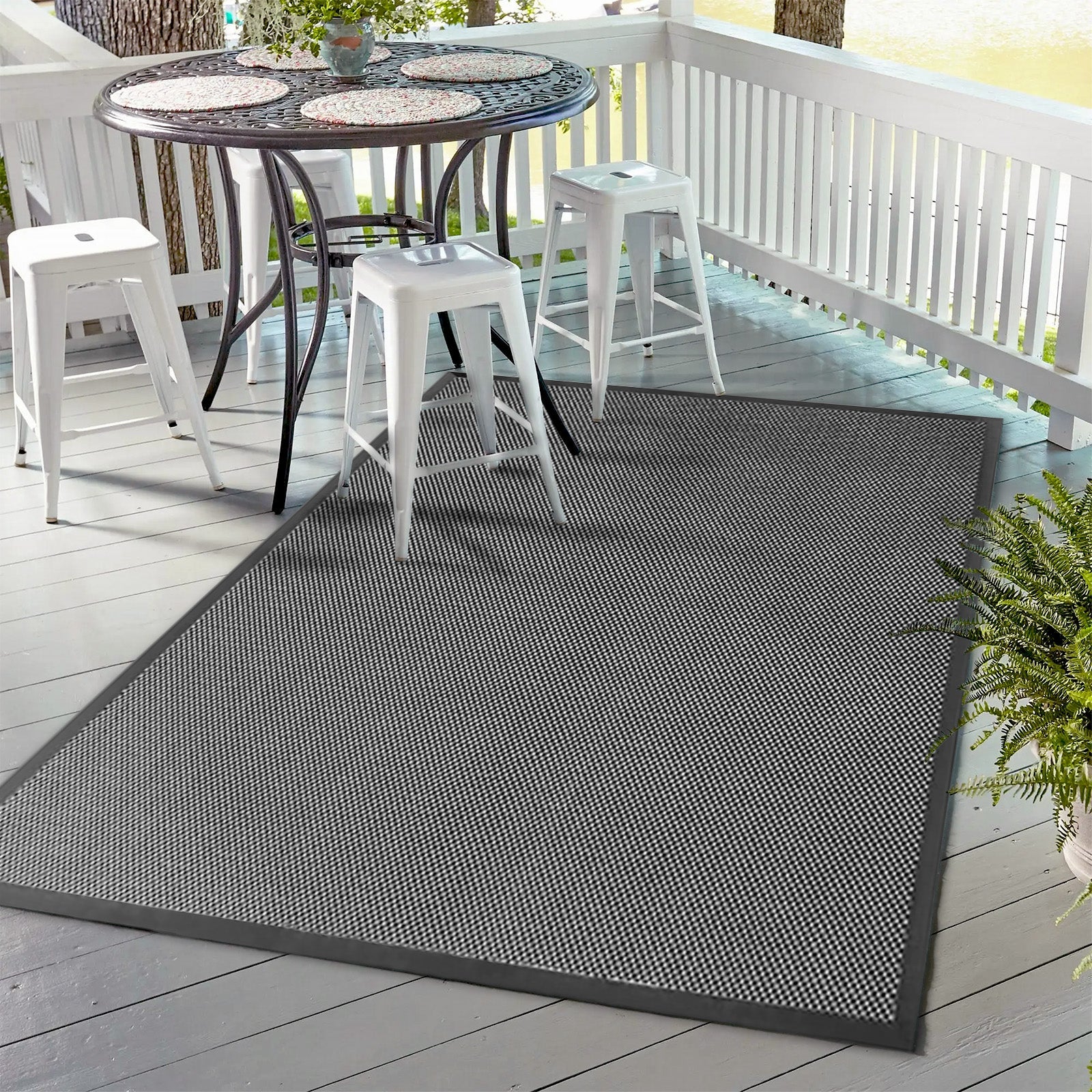 KARAT Outdoor-Teppich Bordüre 3 Größen Designs | | 5 | Mit