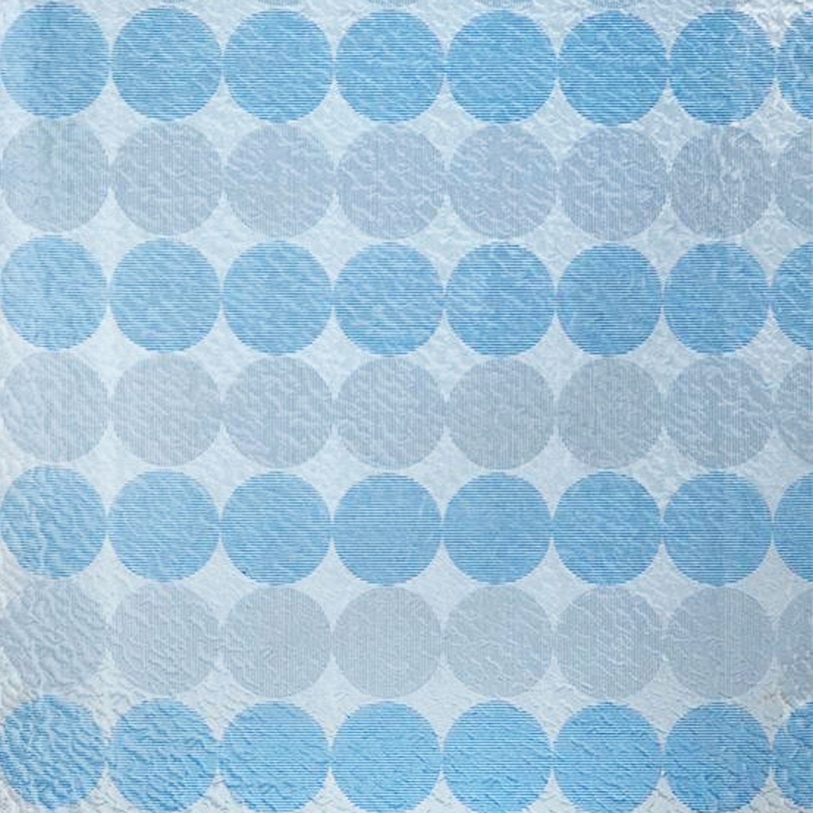 Fensterfolie | Weiß Kreise Blau Statische